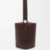 Large Pebble bucket in supple grained calfskin Oxblood Large Pebble bucket in supple grained calfskin Oxblood