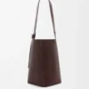 Large Pebble bucket in supple grained calfskin Oxblood Large Pebble bucket in supple grained calfskin Oxblood