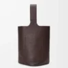 Large Pebble bucket in supple grained calfskin Oxblood Large Pebble bucket in supple grained calfskin Oxblood