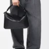Large Puzzle bag in supple grained calfskin Black