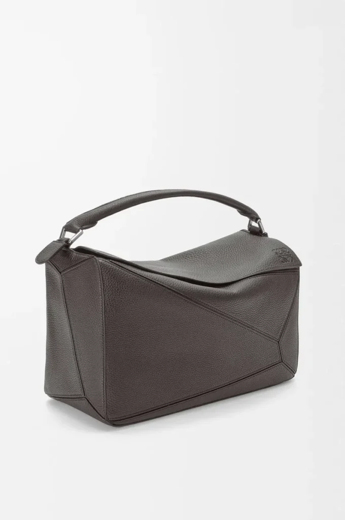 Large Puzzle bag in supple grained calfskin Dark Grey Large Puzzle bag in supple grained calfskin Dark Grey