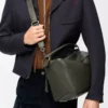 Large Puzzle bag in supple grained calfskin Dark Khaki Large Puzzle bag in supple grained calfskin Dark Khaki