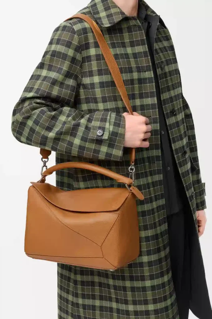 Large Puzzle bag in supple grained calfskin Light Canyon Brown Large Puzzle bag in supple grained calfskin Light Canyon Brown