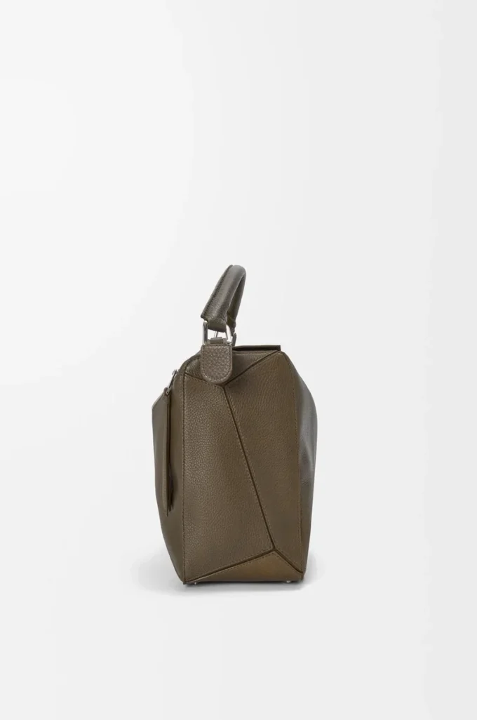 Large Puzzle bag in supple grained calfskin Tundra Large Puzzle bag in supple grained calfskin Tundra