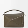 Large Puzzle bag in supple grained calfskin Tundra Large Puzzle bag in supple grained calfskin Tundra