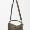 Large Puzzle bag in supple grained calfskin Tundra Large Puzzle bag in supple grained calfskin Tundra
