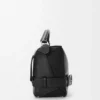 Large Puzzle Biker bag in shiny calfskin Black