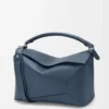 Large Puzzle Edge bag in classic calfskin Indigo Dye Large Puzzle Edge bag in classic calfskin Indigo Dye