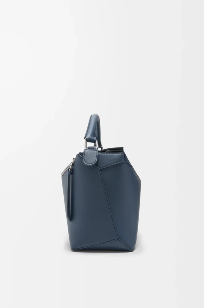 Large Puzzle Edge bag in classic calfskin Indigo Dye Large Puzzle Edge bag in classic calfskin Indigo Dye