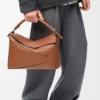 Large Puzzle Edge bag in classic calfskin Tan