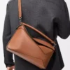 Large Puzzle Edge bag in classic calfskin Tan