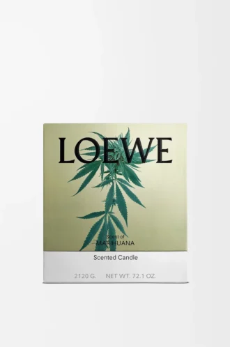 Large Scent of Marihuana candle Dark Green
