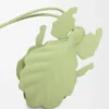 Leaf insect keyfob charm in classic calfskin Light Pear Leaf insect keyfob charm in classic calfskin Light Pear