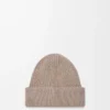 LOEWE beanie in wool Dark Beige
