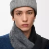 LOEWE beanie in wool Grey LOEWE beanie in wool Grey
