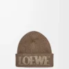 LOEWE beanie in wool Light Brown LOEWE beanie in wool Light Brown