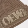 LOEWE beanie in wool Light Brown LOEWE beanie in wool Light Brown