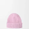 LOEWE beanie in wool Light Pink