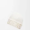 LOEWE beanie in wool White LOEWE beanie in wool White