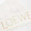 LOEWE beanie in wool White LOEWE beanie in wool White