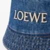 LOEWE bucket hat in denim Denim Blue LOEWE bucket hat in denim Denim Blue