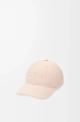 LOEWE cap in canvas Blush