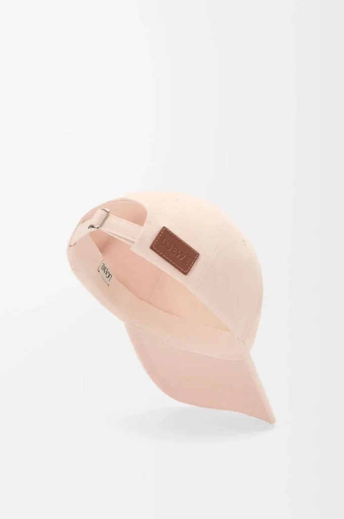 LOEWE cap in canvas Blush LOEWE cap in canvas Blush
