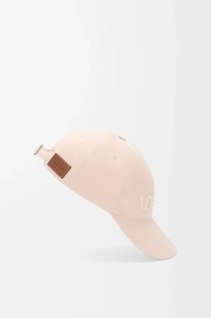 LOEWE cap in canvas Blush LOEWE cap in canvas Blush