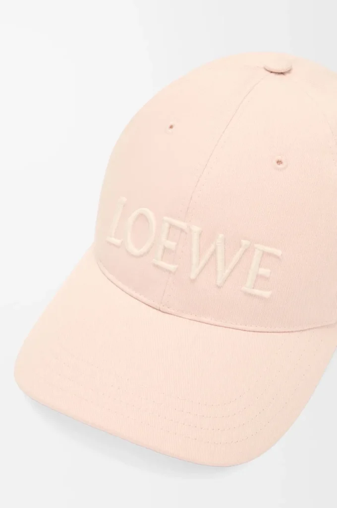 LOEWE cap in canvas Blush LOEWE cap in canvas Blush