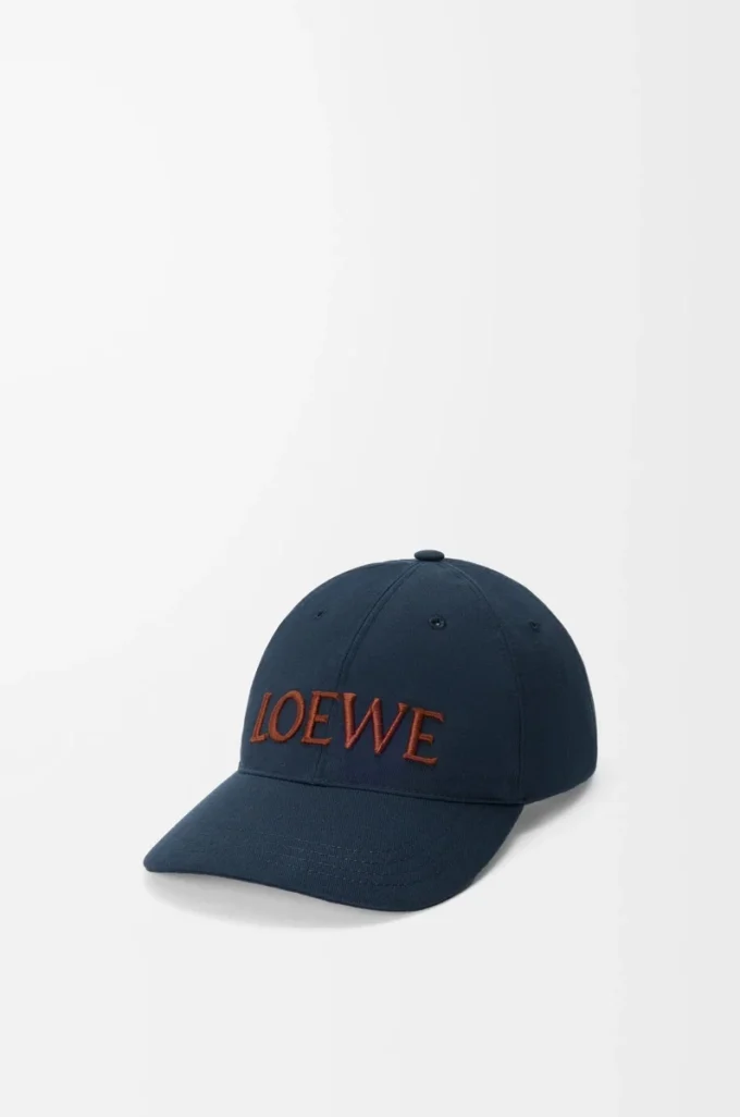 LOEWE cap in canvas Deep Navy LOEWE cap in canvas Deep Navy