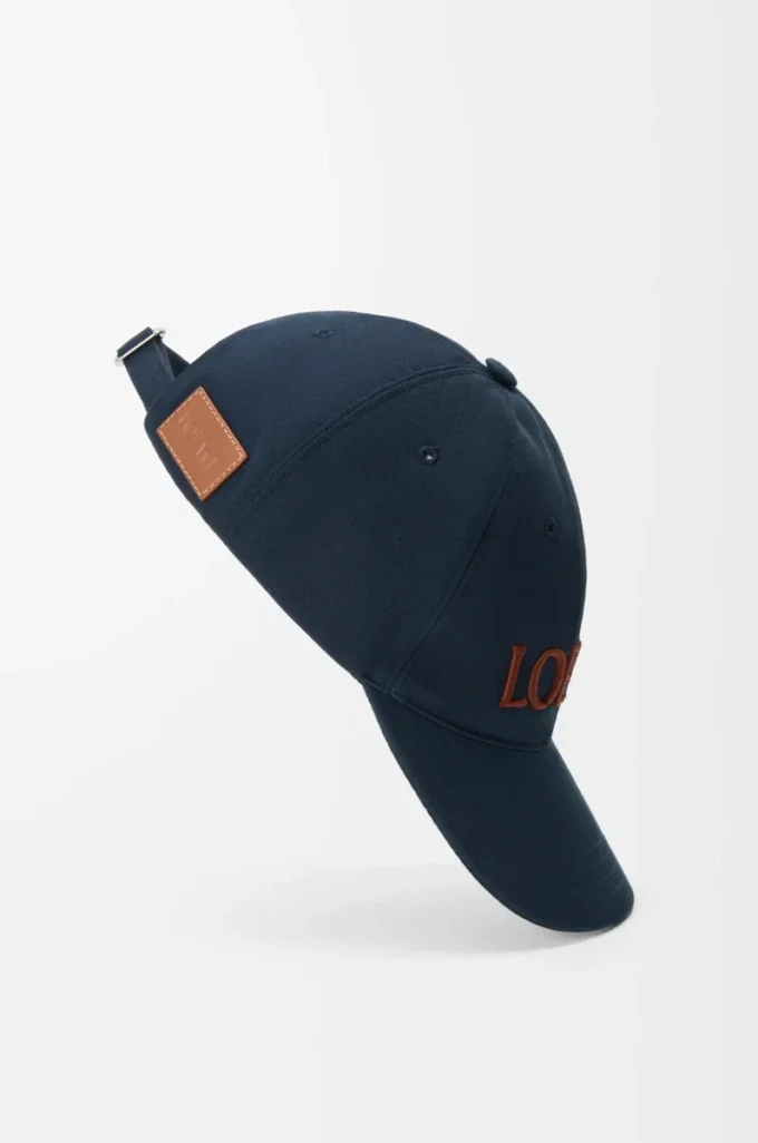 LOEWE cap in canvas Deep Navy LOEWE cap in canvas Deep Navy