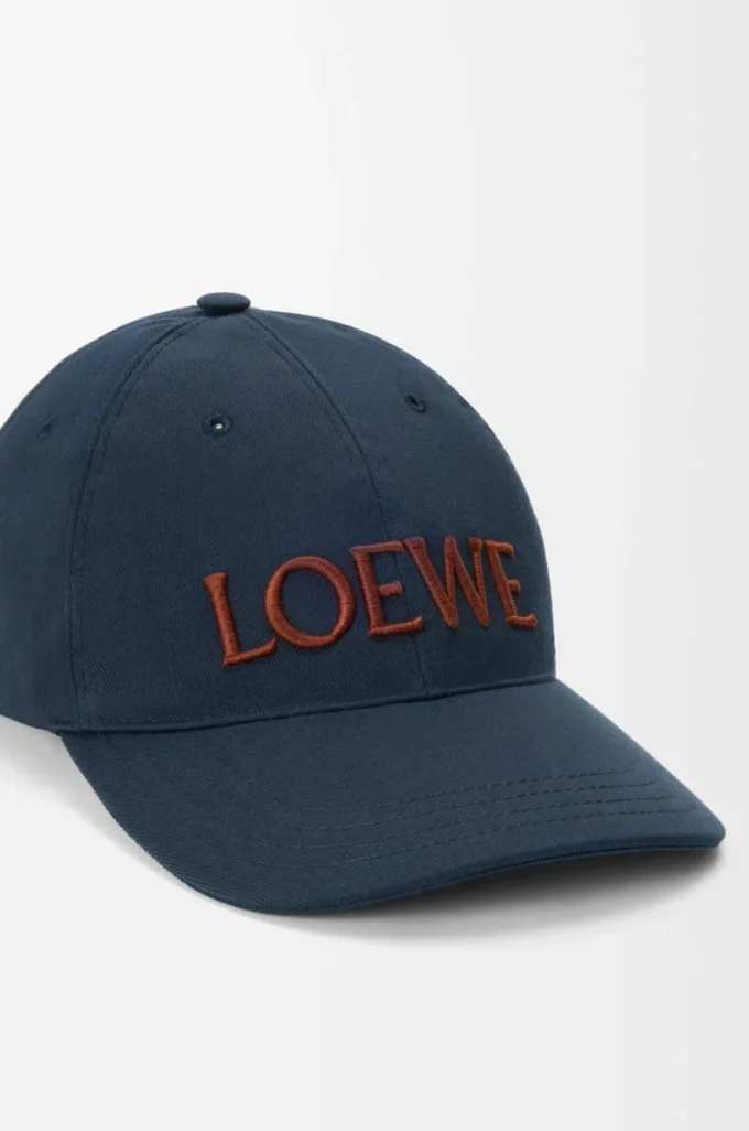 LOEWE cap in canvas Deep Navy LOEWE cap in canvas Deep Navy