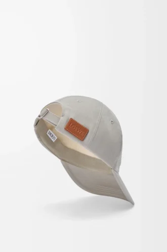 LOEWE cap in canvas Lady Grey