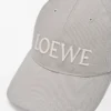 LOEWE cap in canvas Lady Grey LOEWE cap in canvas Lady Grey