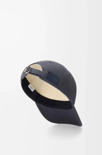 LOEWE cap in canvas Navy Blue