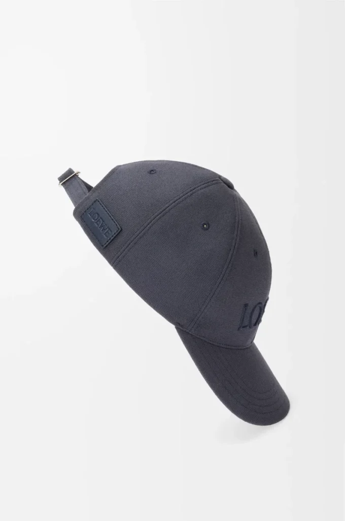 LOEWE cap in canvas Navy Blue LOEWE cap in canvas Navy Blue