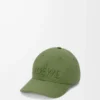 LOEWE cap in canvas Sage Green LOEWE cap in canvas Sage Green
