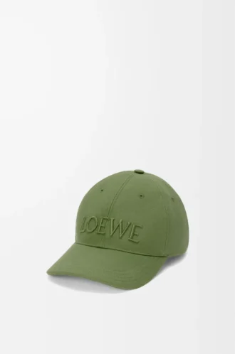 LOEWE cap in canvas Sage Green