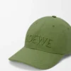 LOEWE cap in canvas Sage Green LOEWE cap in canvas Sage Green