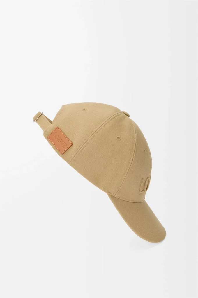 LOEWE cap in canvas Sand LOEWE cap in canvas Sand