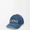 LOEWE cap in denim Denim Blue LOEWE cap in denim Denim Blue
