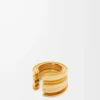 LOEWE Graphic ring in sterling silver Gold LOEWE Graphic ring in sterling silver Gold