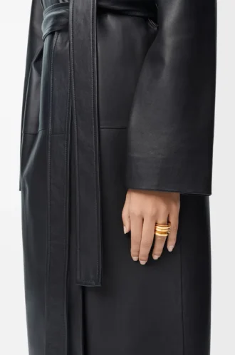 LOEWE Graphic ring in sterling silver Gold