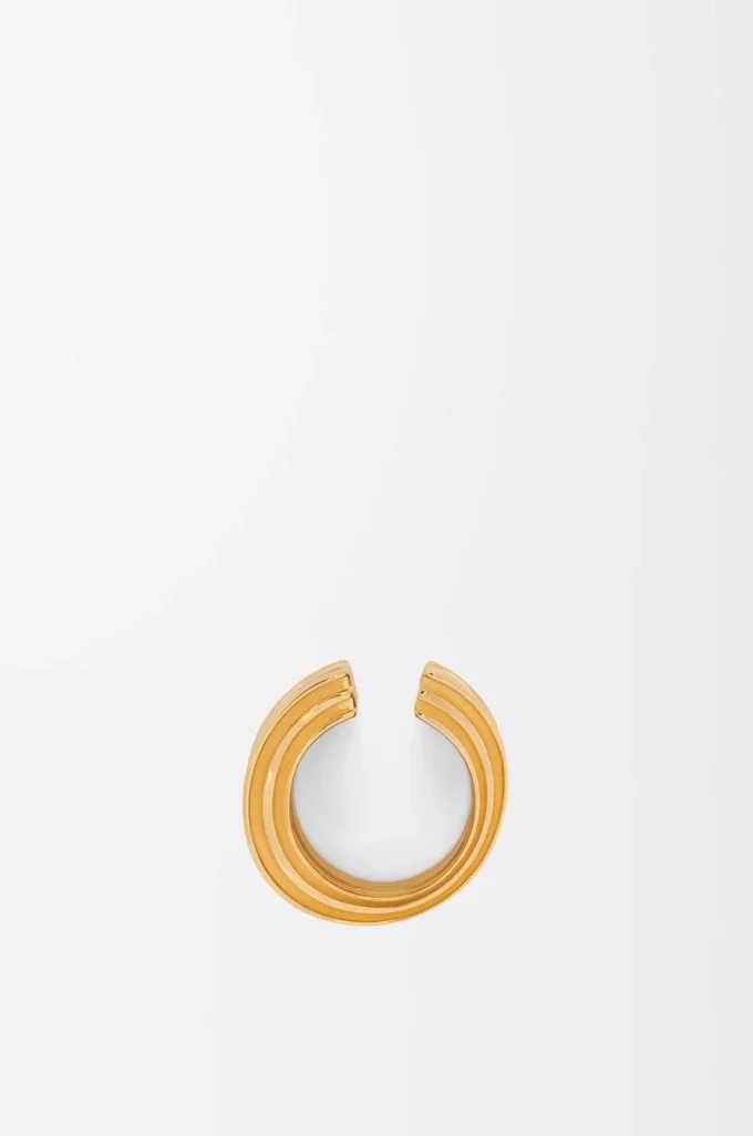 LOEWE Graphic ring in sterling silver Gold LOEWE Graphic ring in sterling silver Gold