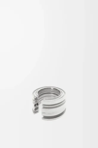 LOEWE Graphic ring in sterling silver Silver
