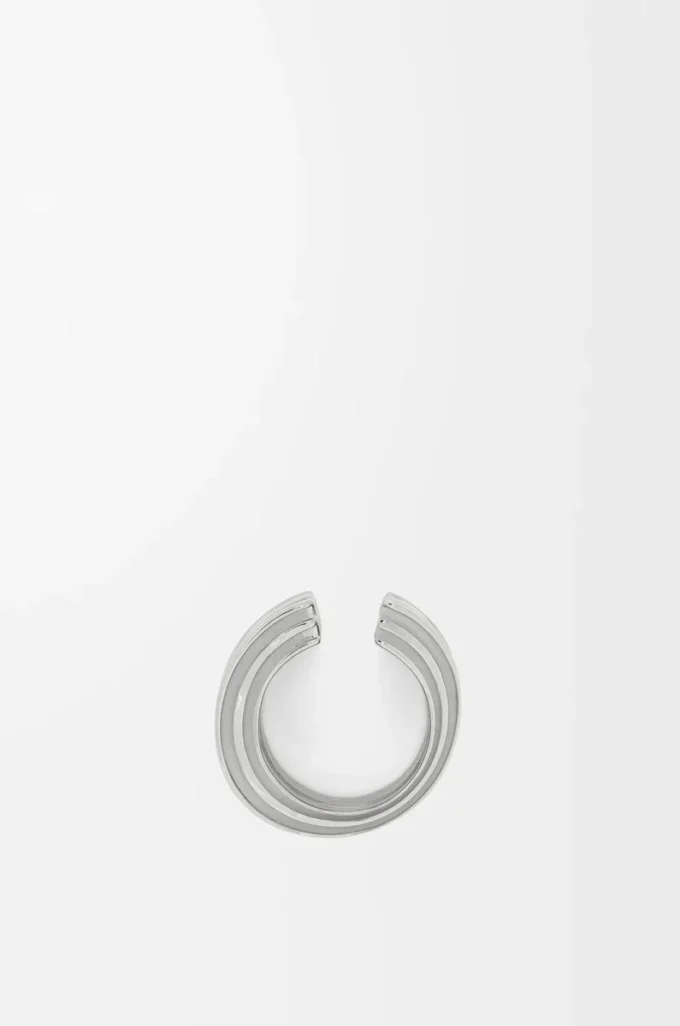 LOEWE Graphic ring in sterling silver Silver LOEWE Graphic ring in sterling silver Silver