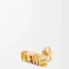 LOEWE Graphic single earring in sterling silver Gold LOEWE Graphic single earring in sterling silver Gold