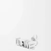 LOEWE Graphic single earring in sterling silver Silver