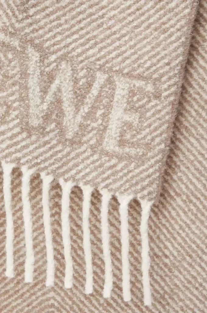 LOEWE scarf in alpaca and wool blend Beige/Ecru LOEWE scarf in alpaca and wool blend Beige/Ecru