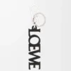 LOEWE Signature charm in smooth calfskin Black LOEWE Signature charm in smooth calfskin Black